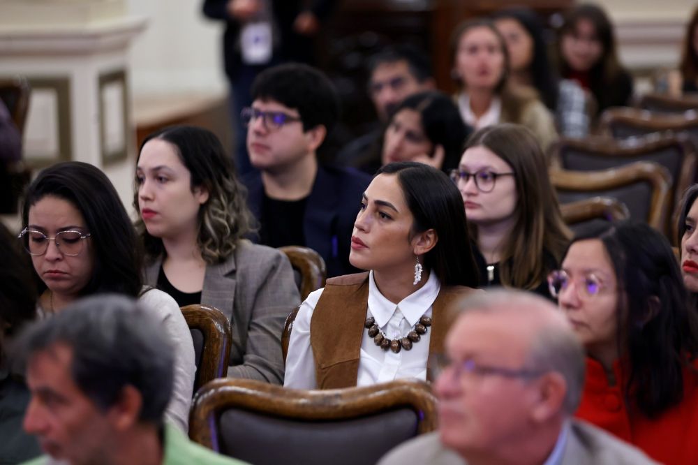 Estudiantes de postgrado de todo el plantel se dieron cita este jueves 3 de abril en la Casa Central.